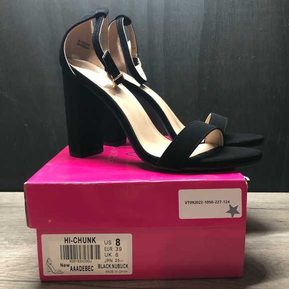 DREAM PAIRS Chunky High Heel Sandals - Picture 15 of 15